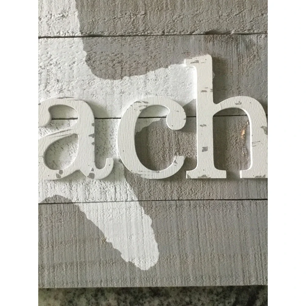 NEW Pallet‎ Board Wood Plank  Sign Beach Starfish (A5)